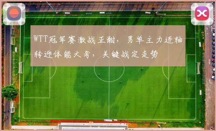 WTT冠军赛激战正酣，男单主力连轴转迎体能大考，关键战定走势